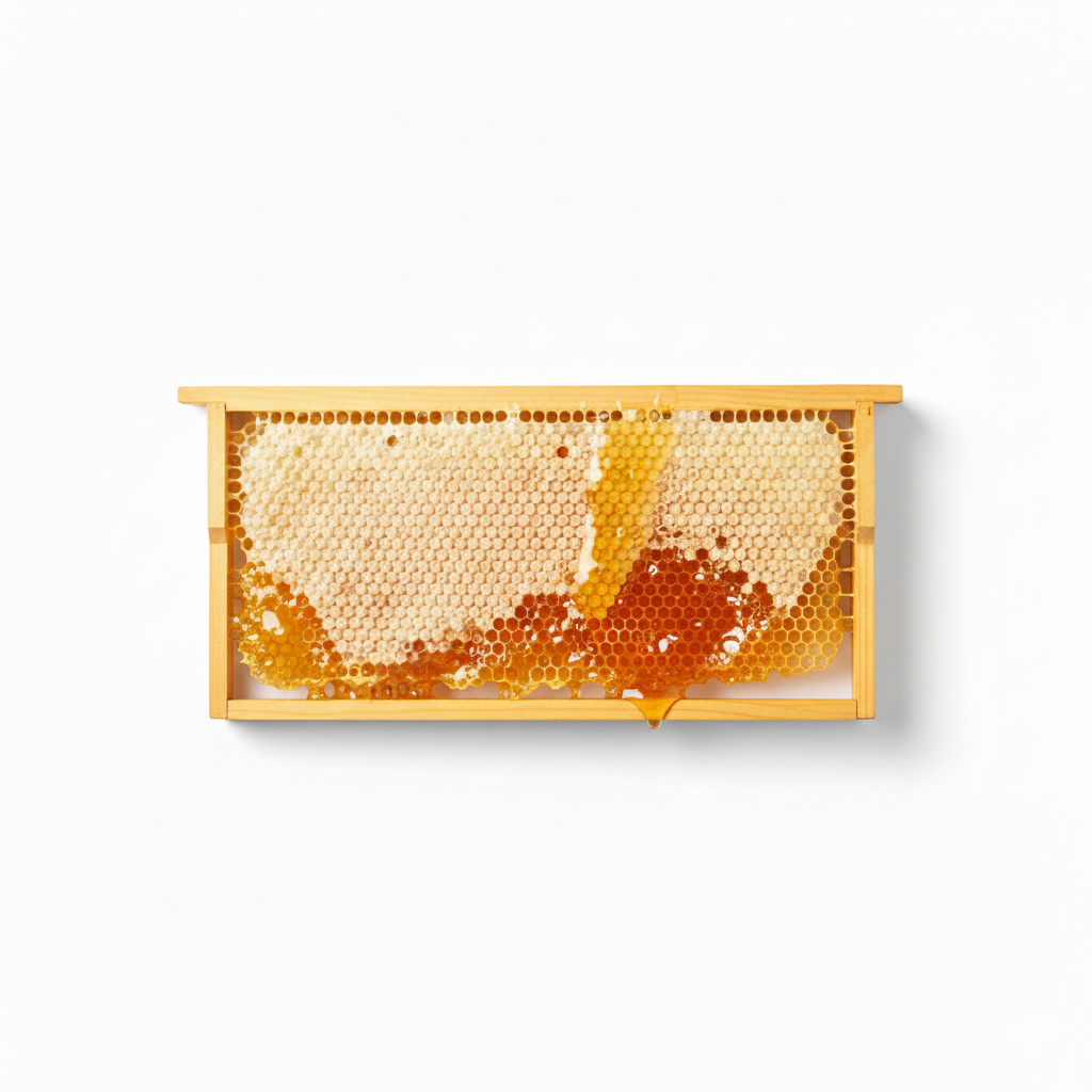 Natural honeycomb frame